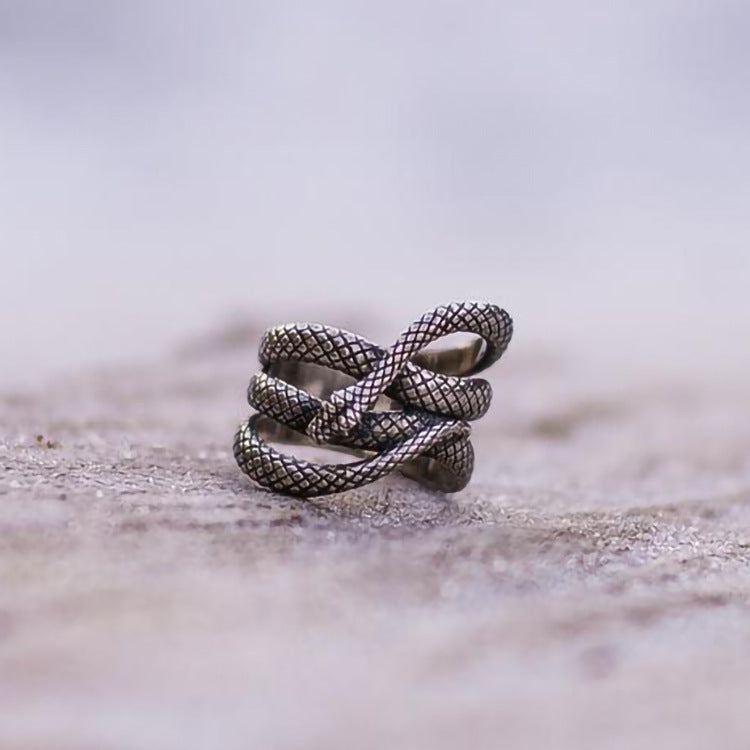 Huitan Vintage Snake Ring