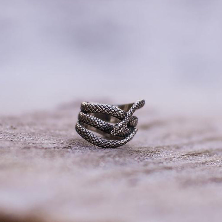 Huitan Vintage Snake Ring