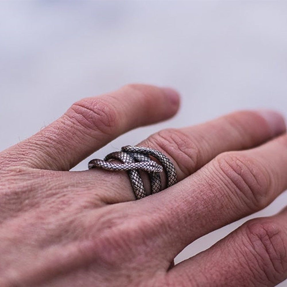 Huitan Vintage Snake Ring